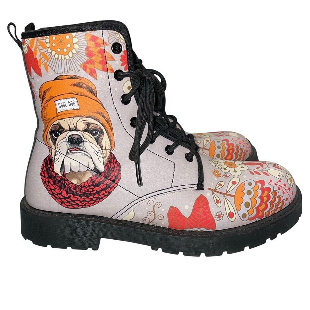 Groove Kicks Bulldog Vegan Combat Boots Women’s 7 EU 38